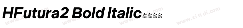 HFutura2 Bold Italic字体转换